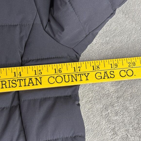 Michael Michael Kors Coat Womens XS Navy Packable Puffer Hooded Long Quilted - Picture 14 of 16